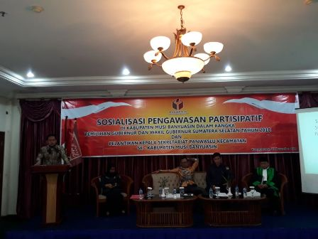 PANWAS KABUPATEN MUBA MENGANDENG MASYARAKAT UNTUK MENGAWASI PEMILUKADA 2018