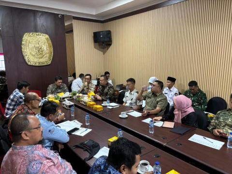Kegiatan Rapat Pleno PDPB Triwulan I Tahun 2026 yang dihadiri oleh berbagai stakeholder di Kabupaten Musi Banyuasin