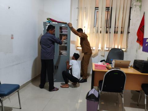 Revitalisasi tata ruang kerja di Sekretariat Bawaslu Kabupaten Musi Banyuasin