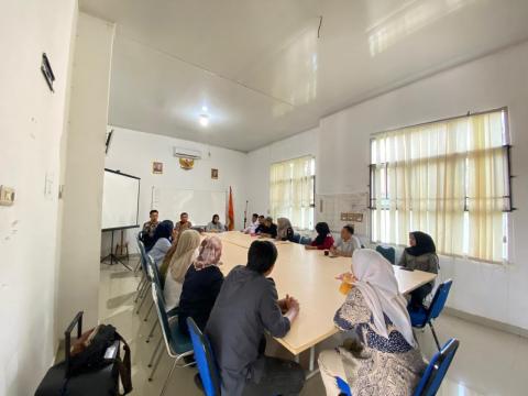 Rapat Koordinasi digelar di Ruang Rapat Bawaslu Kabupaten Musi Banyuasin.