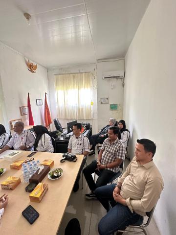 Proses audiensi antara PSI dan Bawaslu Kabupaten Musi Banyuasin