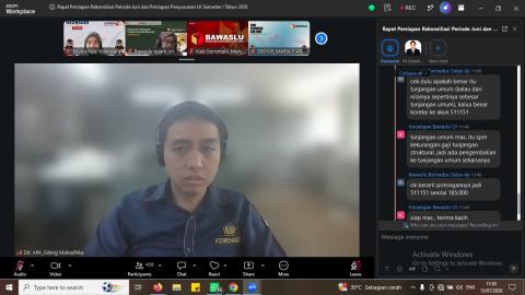 Rapat Penyelesaian Rekonsiliasi Periode Juni dan Persiapan Penyusunan Laporan Keuangan Semester I Tahun 2026