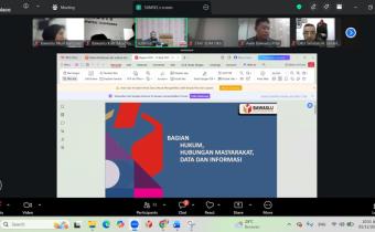 Presentasi kegiatan Bagian Hukum, Hubungan Masyarakat, Data dan Informasi yang akan dilaksanakan selama Tahun 2026.