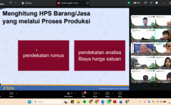 Zoom Meeting Pelatihan Pejabat Pembuat Komitmen (PPK) untuk mendukung Sekretariat Bawaslu Kabupaten Musi Banyuasin